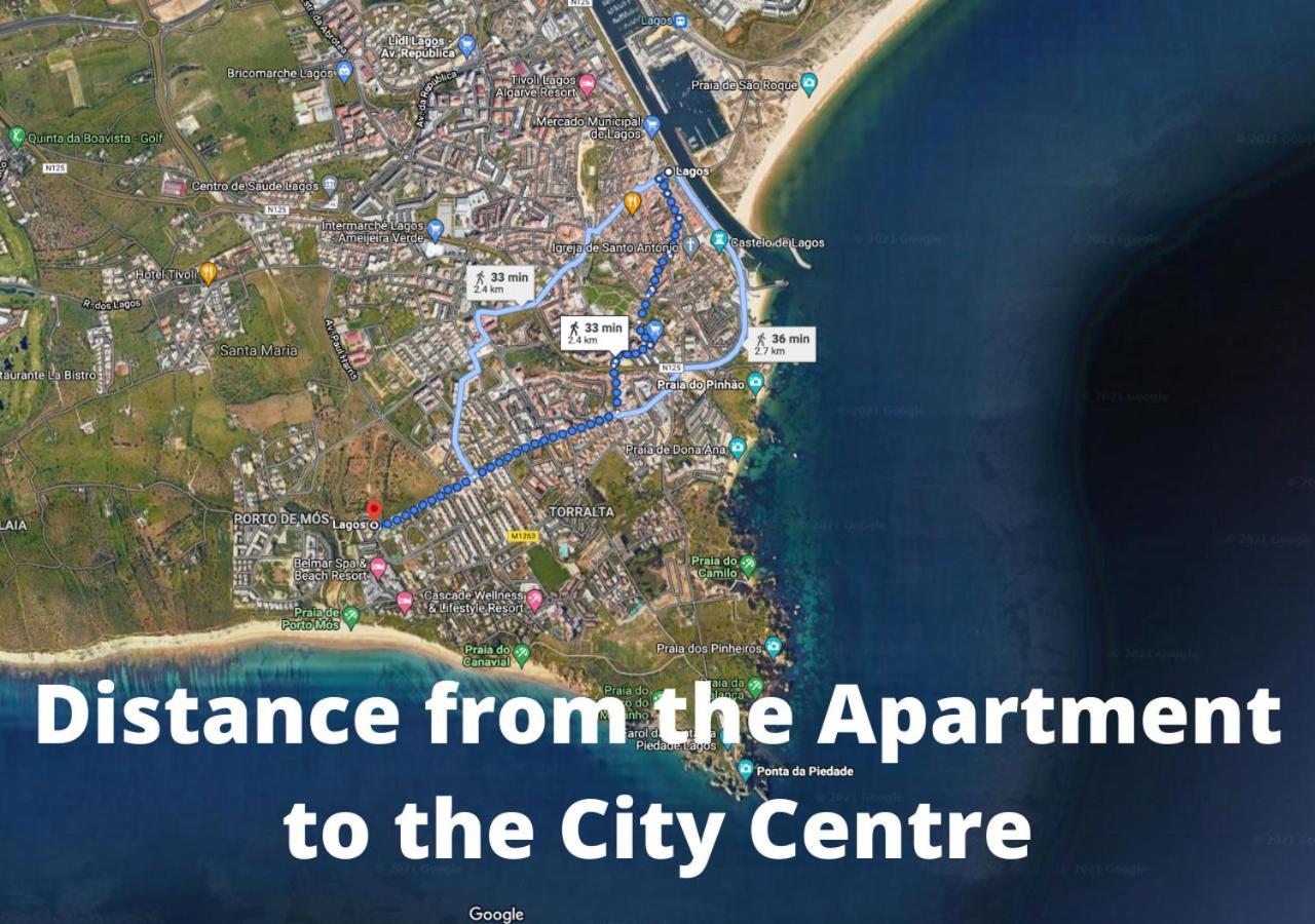 Large Penthouse Near Porto De Mos Beach With Magnificent Views In ラゴス エクステリア 写真